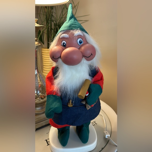 Other - Vintage Santa's Best Santakins Grubby Animated Christmas Elf Figure Hammer.